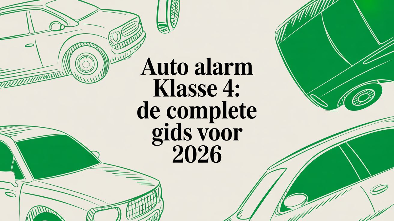 Auto alarm klasse 4: De complete gids voor 2026