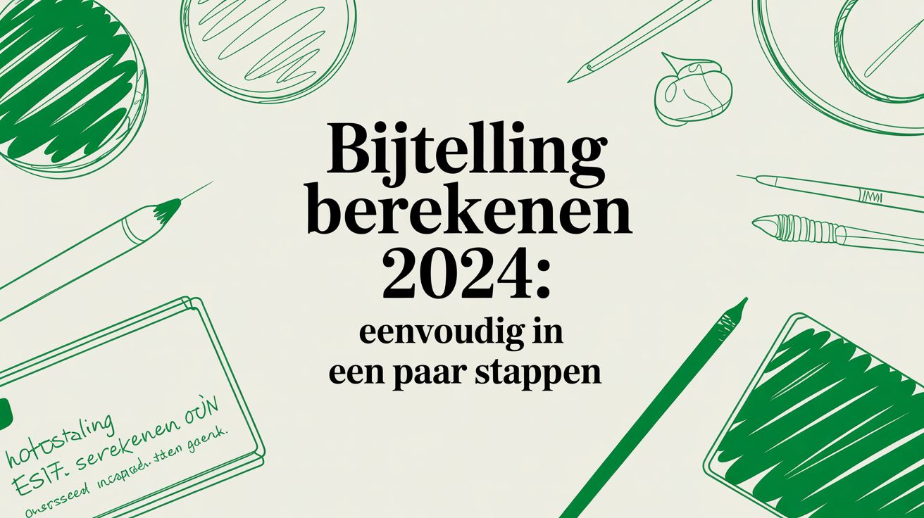 Bijtelling berekenen 2024: eenvoudig in een paar stappen