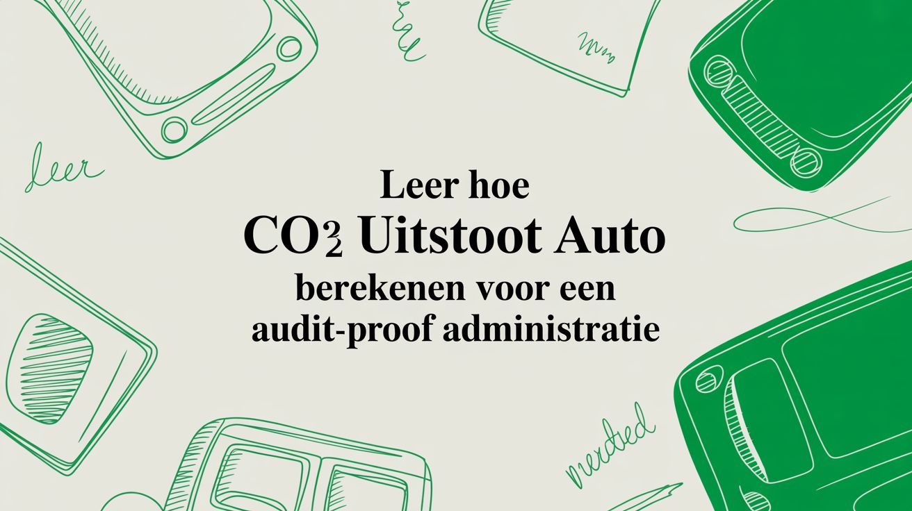 Leer hoe co2 uitstoot auto berekenen voor een audit-proof administratie