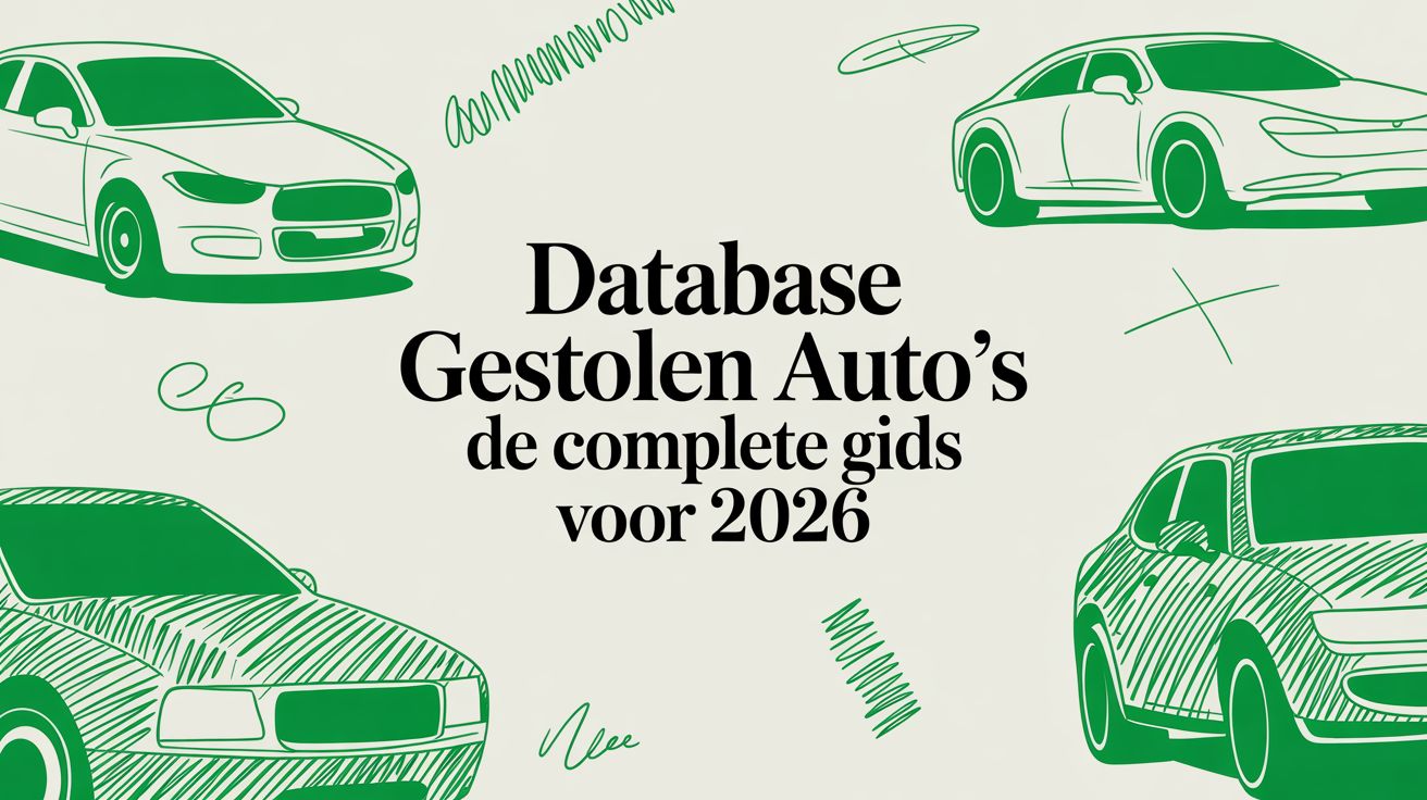 Database gestolen auto's: de complete gids voor 2026