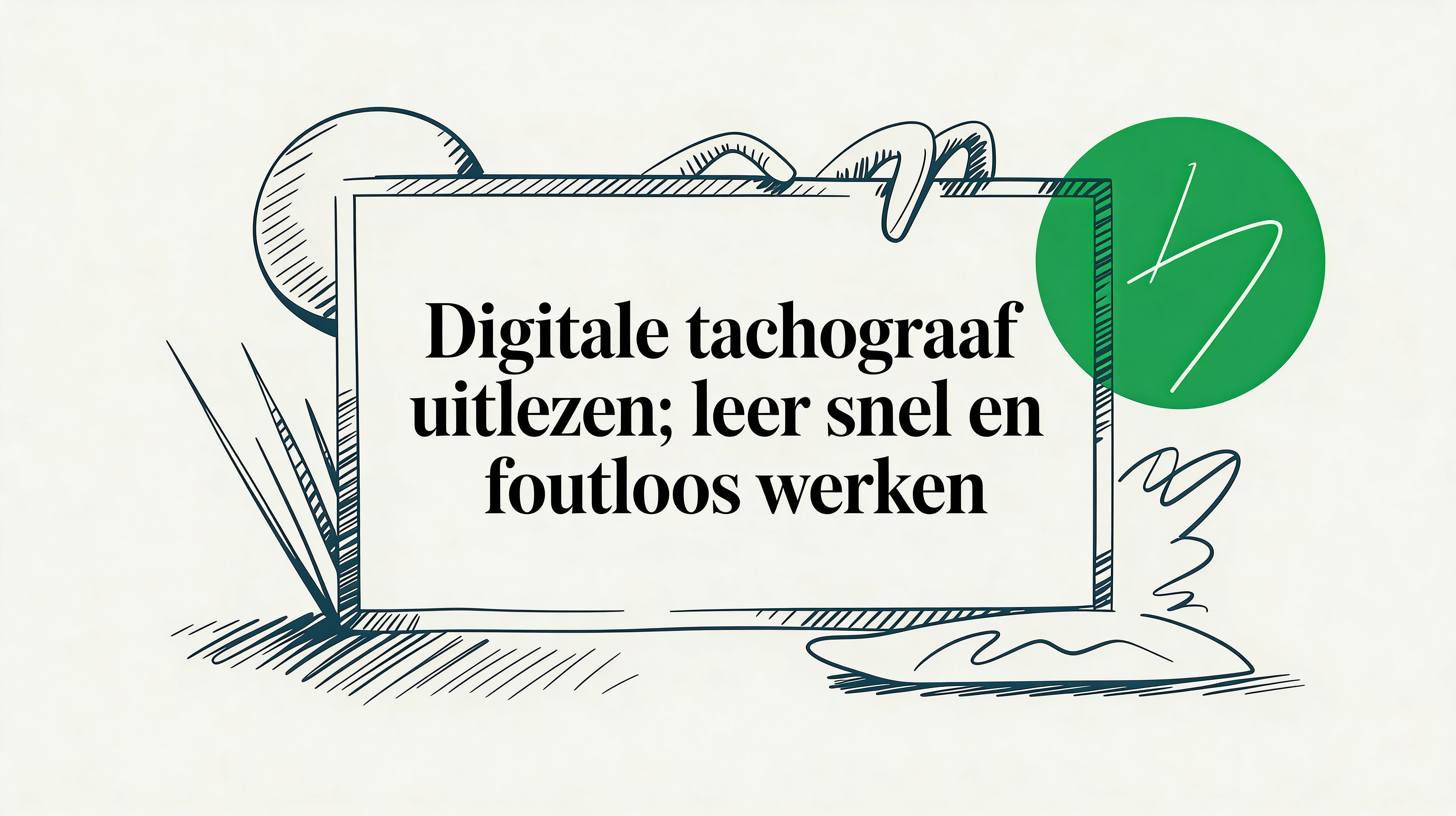 Digitale tachograaf uitlezen: leer snel en foutloos te werk