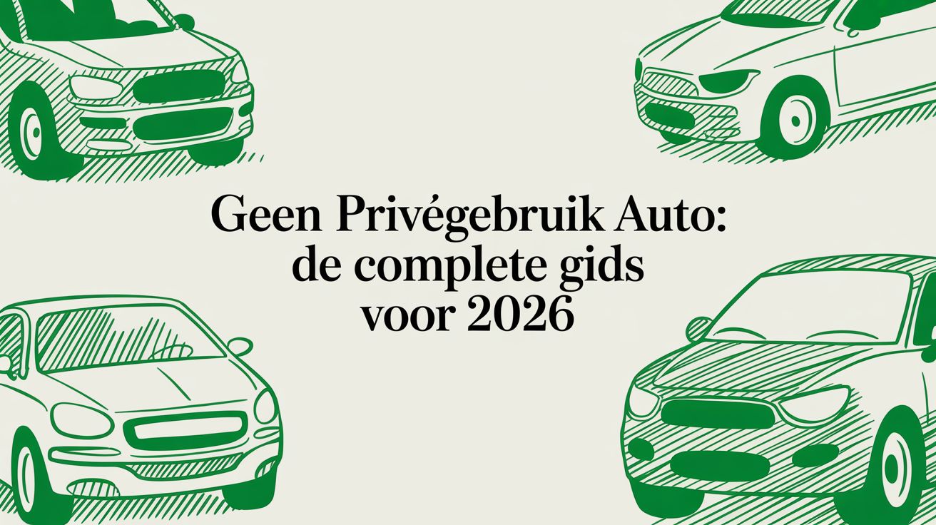 Geen privégebruik auto: De complete gids voor 2026