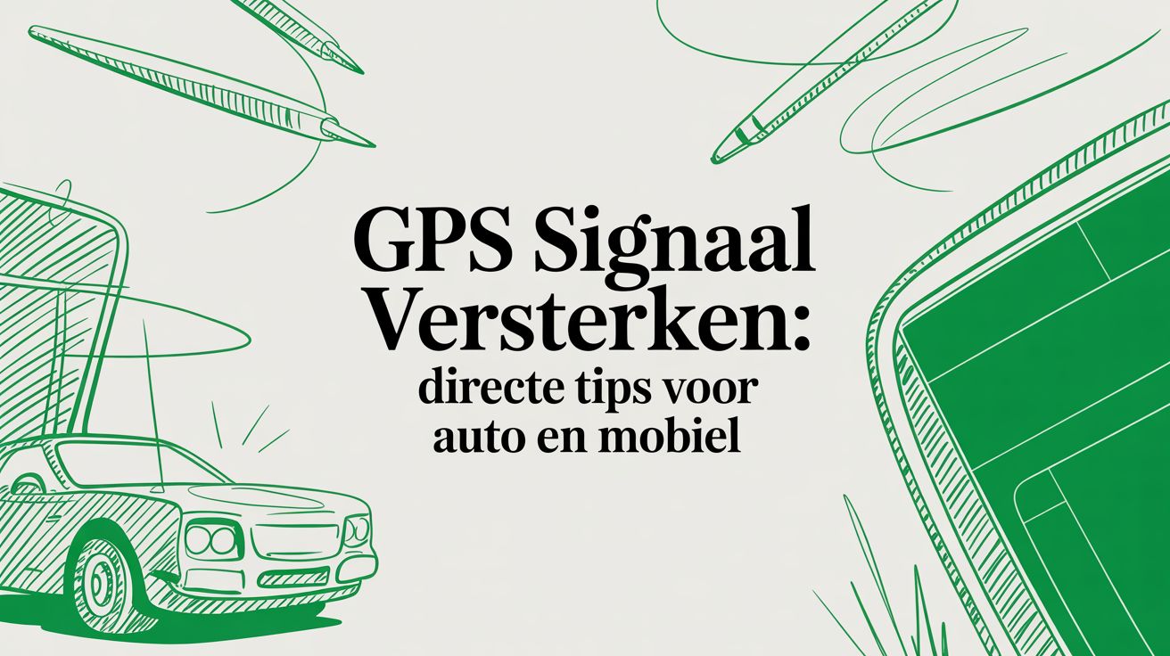 Gps signaal versterken: Directe tips voor auto en mobiel