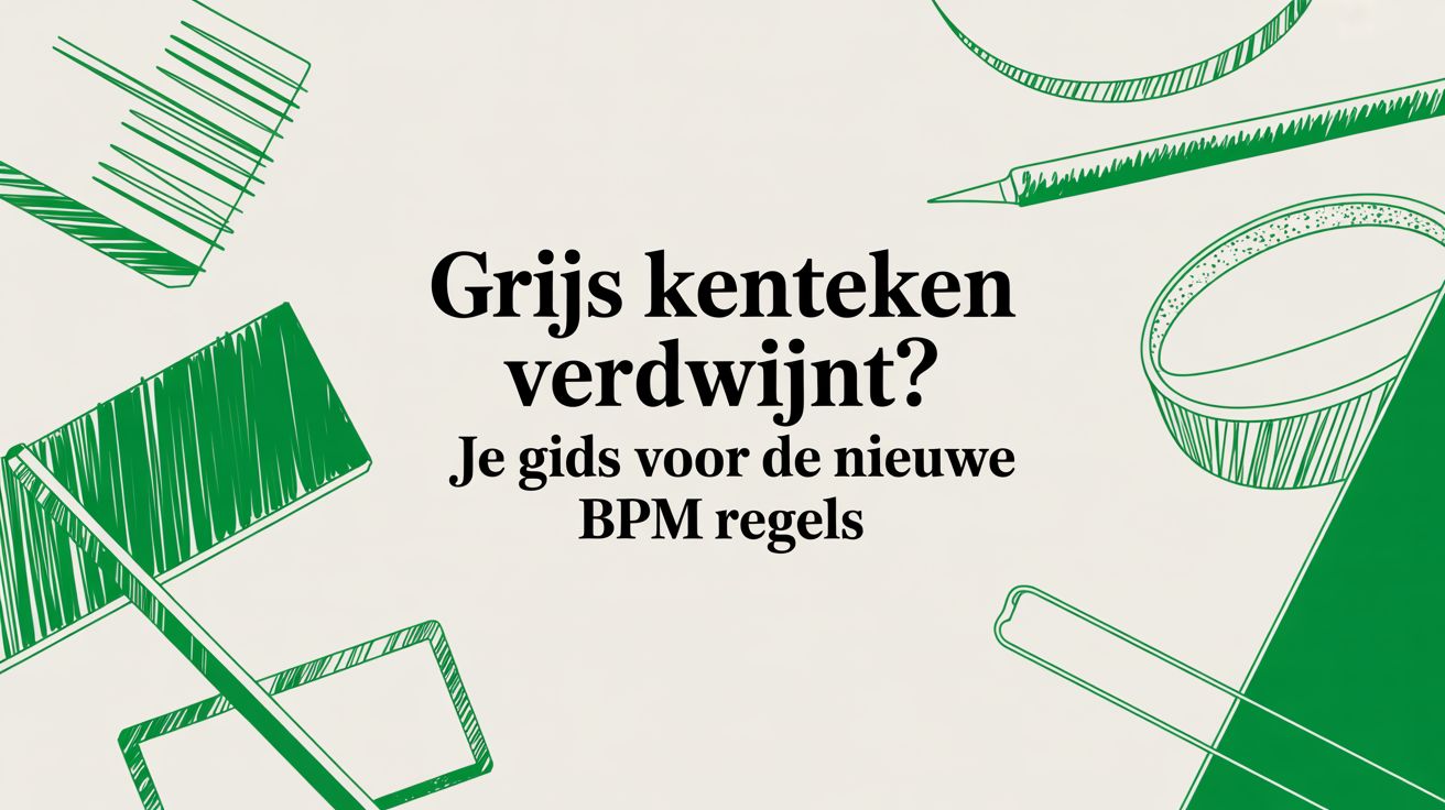 Grijs kenteken verdwijnt? Je gids voor de nieuwe BPM regels