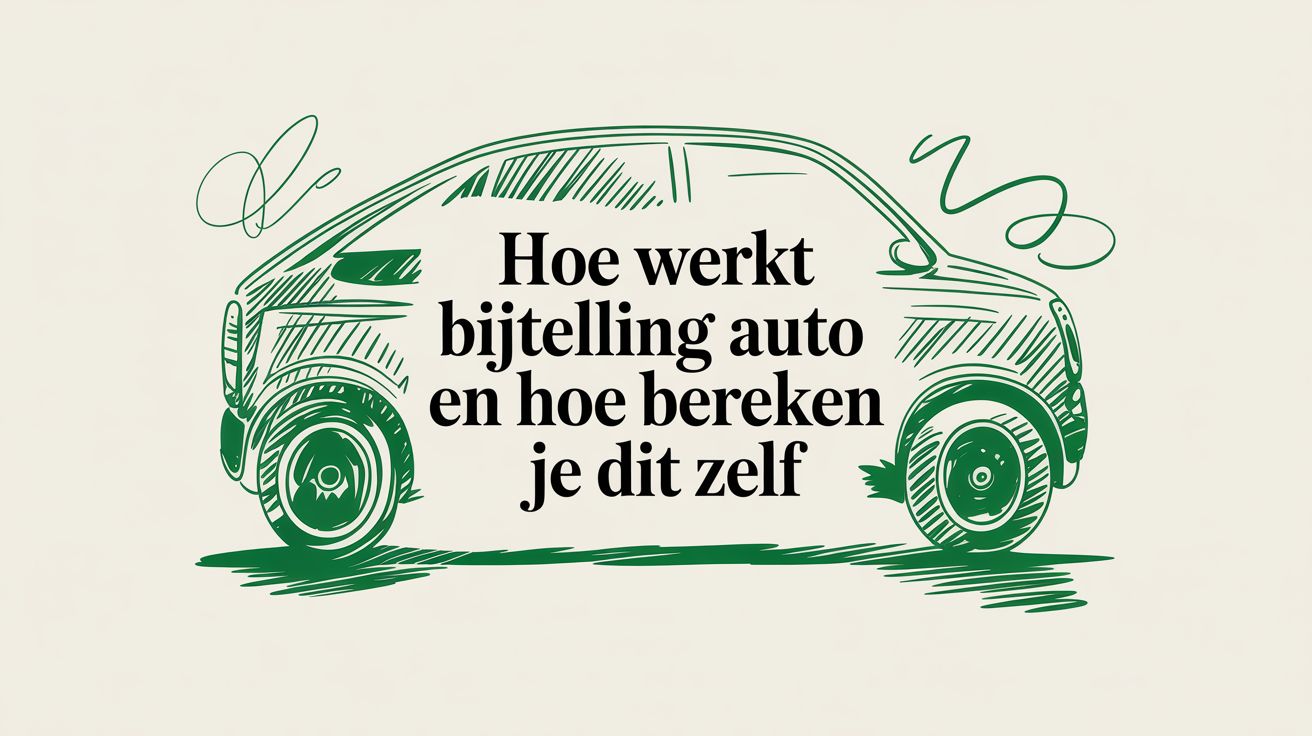 Hoe werkt bijtelling auto en hoe bereken je dit zelf