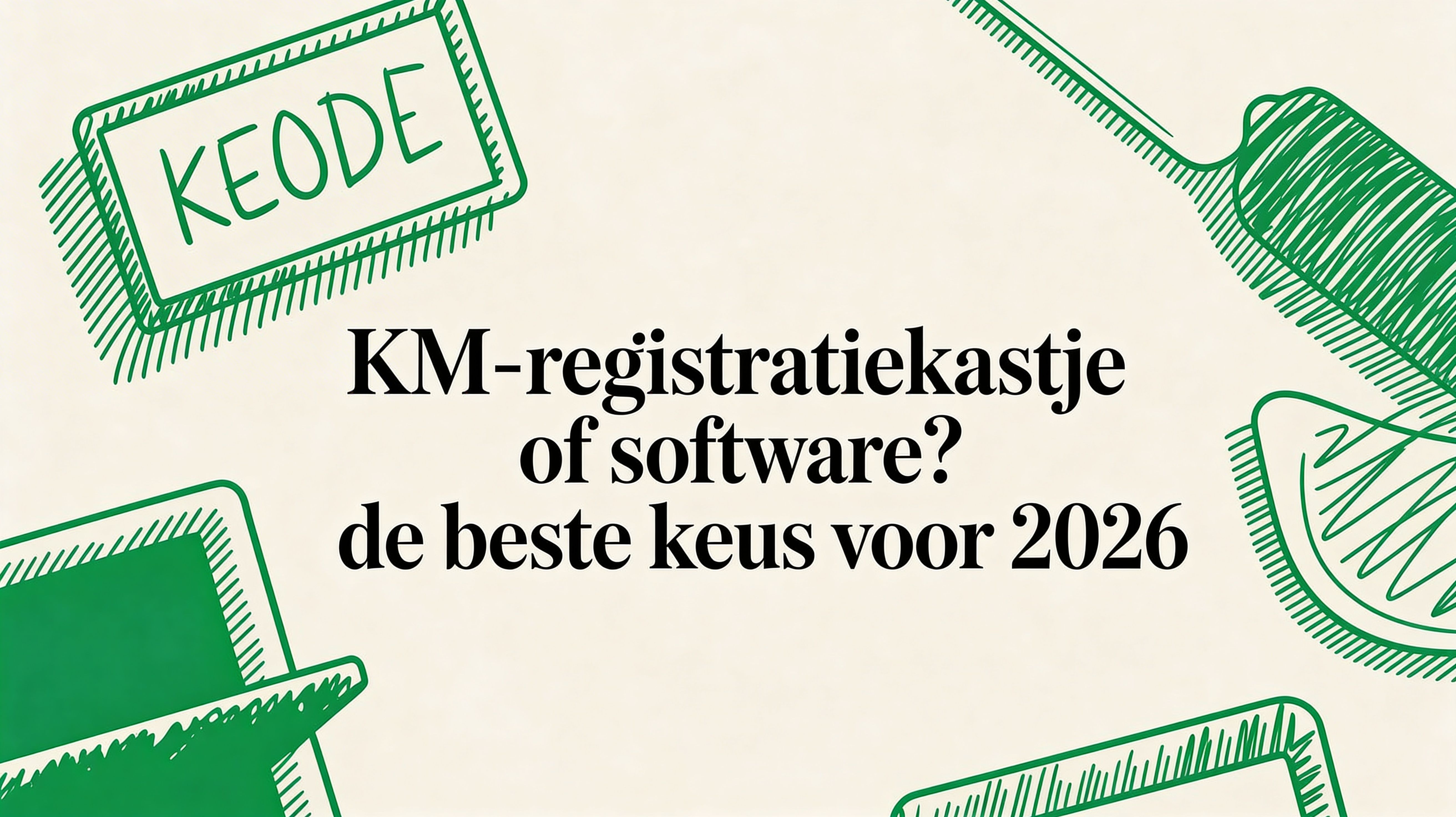 Km registratie kastje of software? De beste keus voor 2026