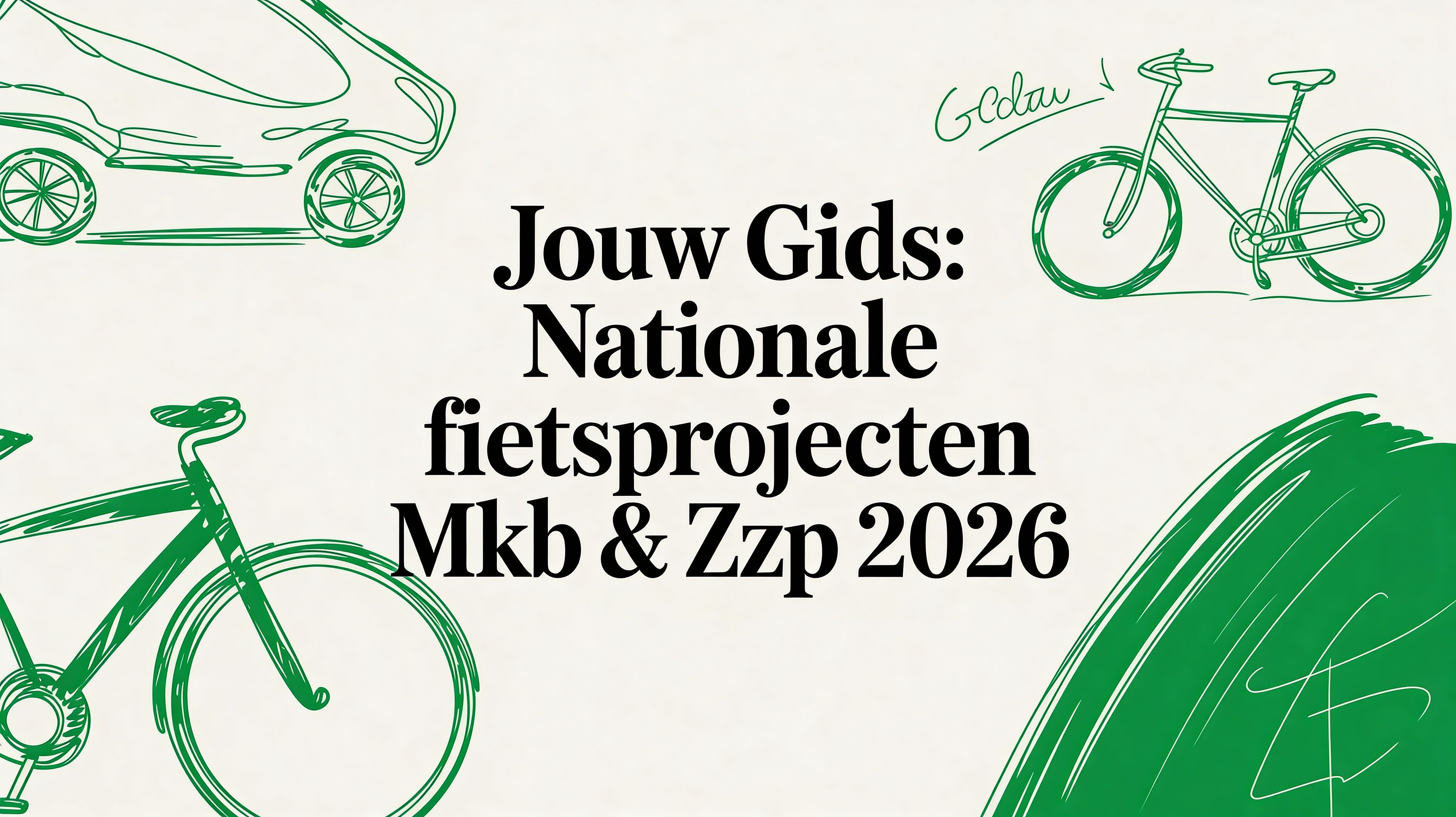 Jouw gids: nationale fiets projecten MKB & ZZP 2026