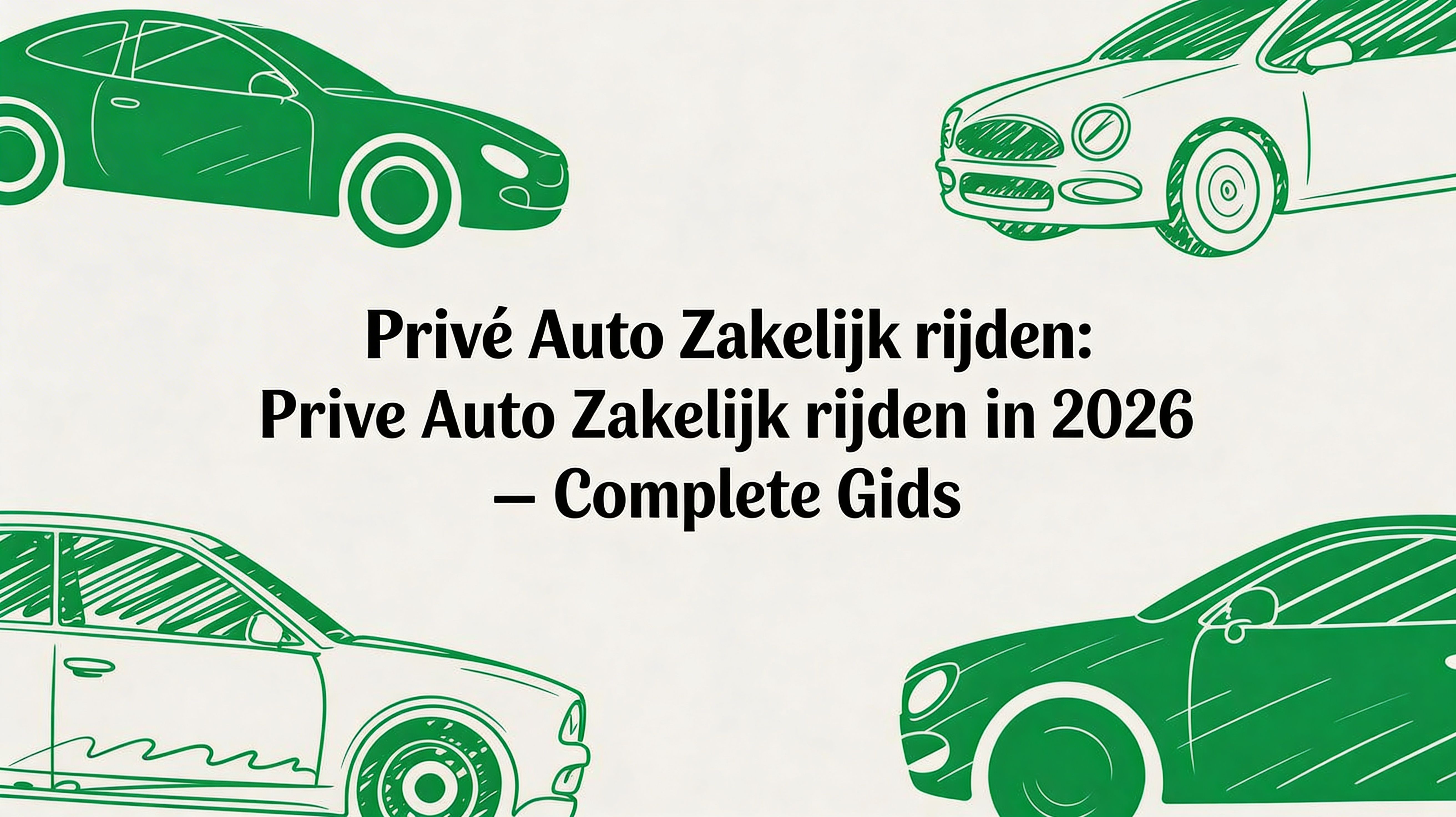 Privé auto zakelijk rijden: prive auto zakelijk rijden in 2026 — complete gids