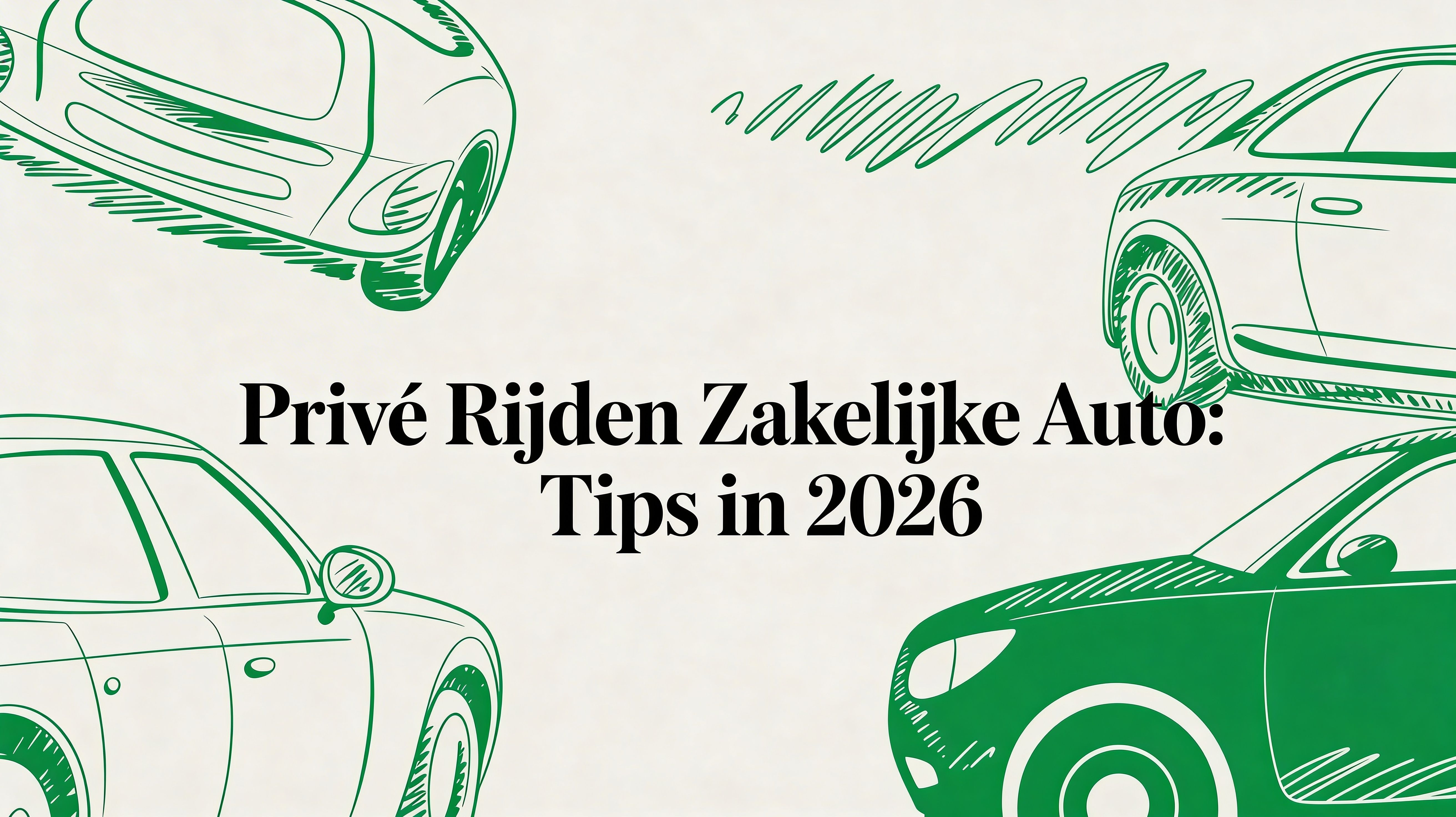 Prive rijden zakelijke auto: prive rijden zakelijke auto tips in 2026