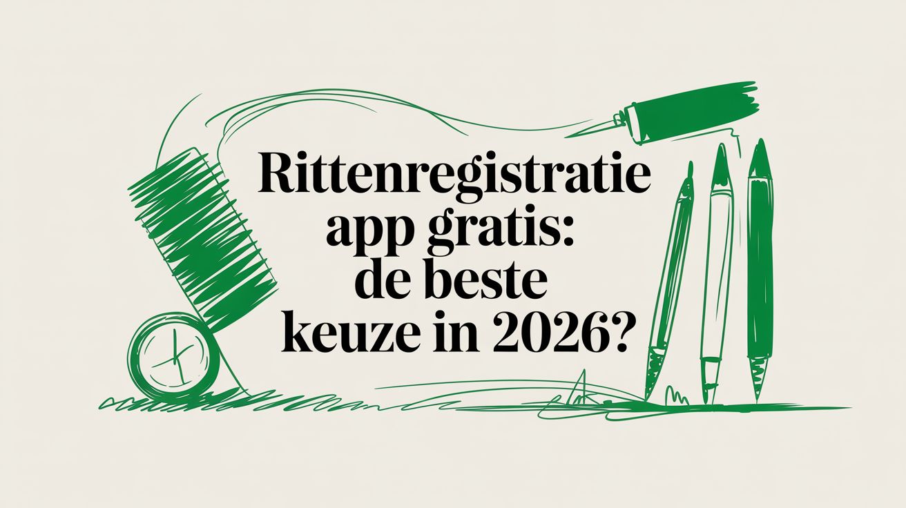 Rittenregistratie App Gratis: De Beste Keuze in 2026?