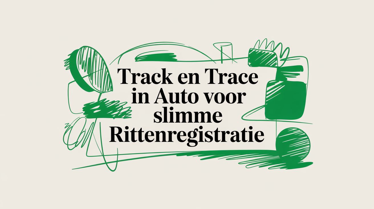 Track en trace in auto voor slimme rittenregistratie
