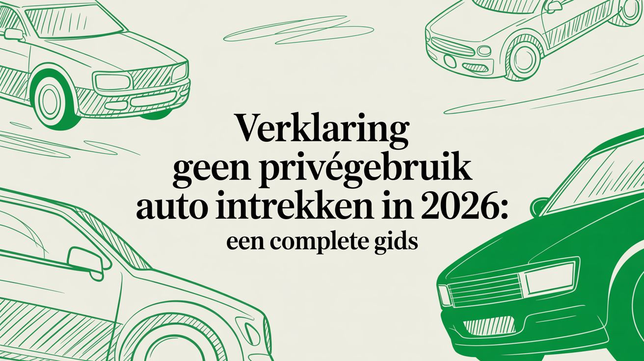 Verklaring geen privégebruik auto intrekken in 2026: een complete gids