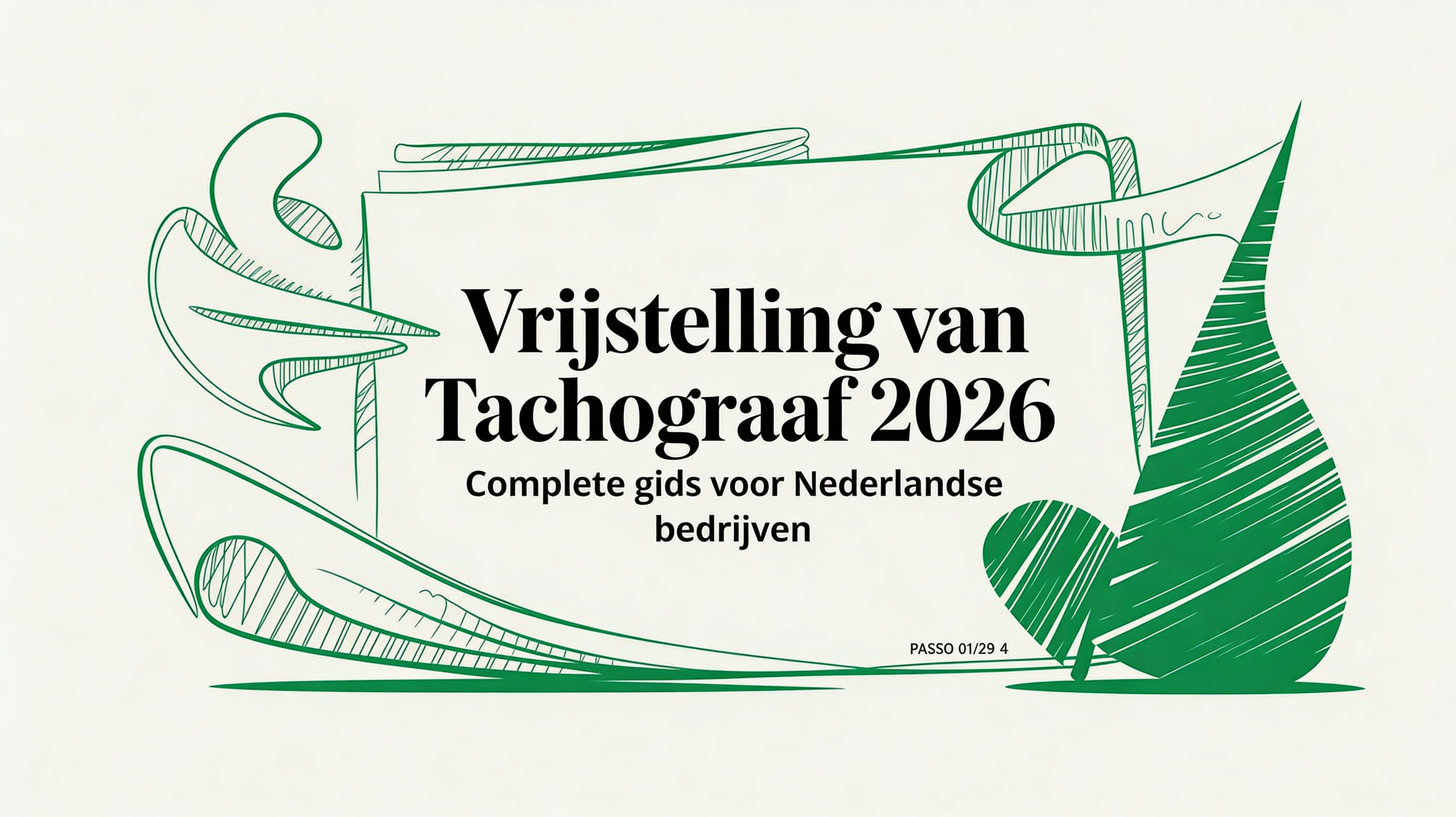Vrijstelling van tachograaf 2026: complete gids voor Nederlandse bedrijven
