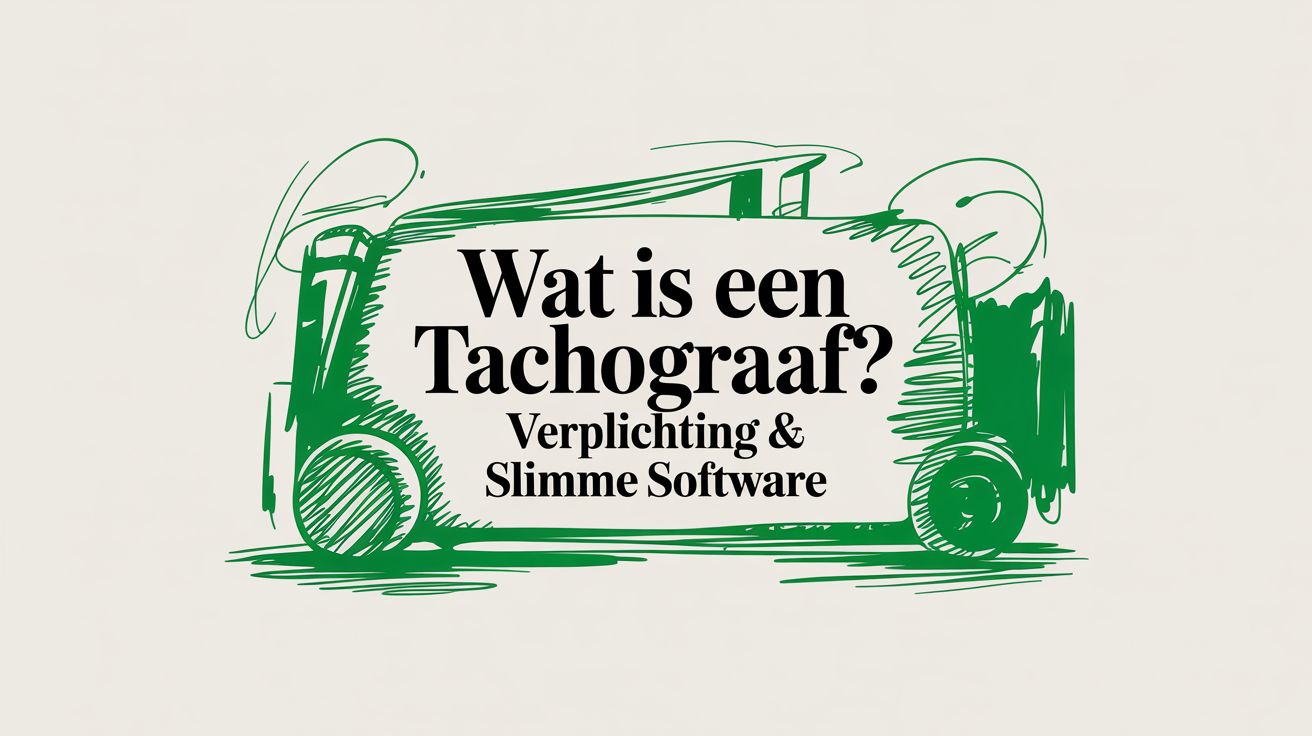 Wat is een tachograaf? Verplichting & Slimme Software