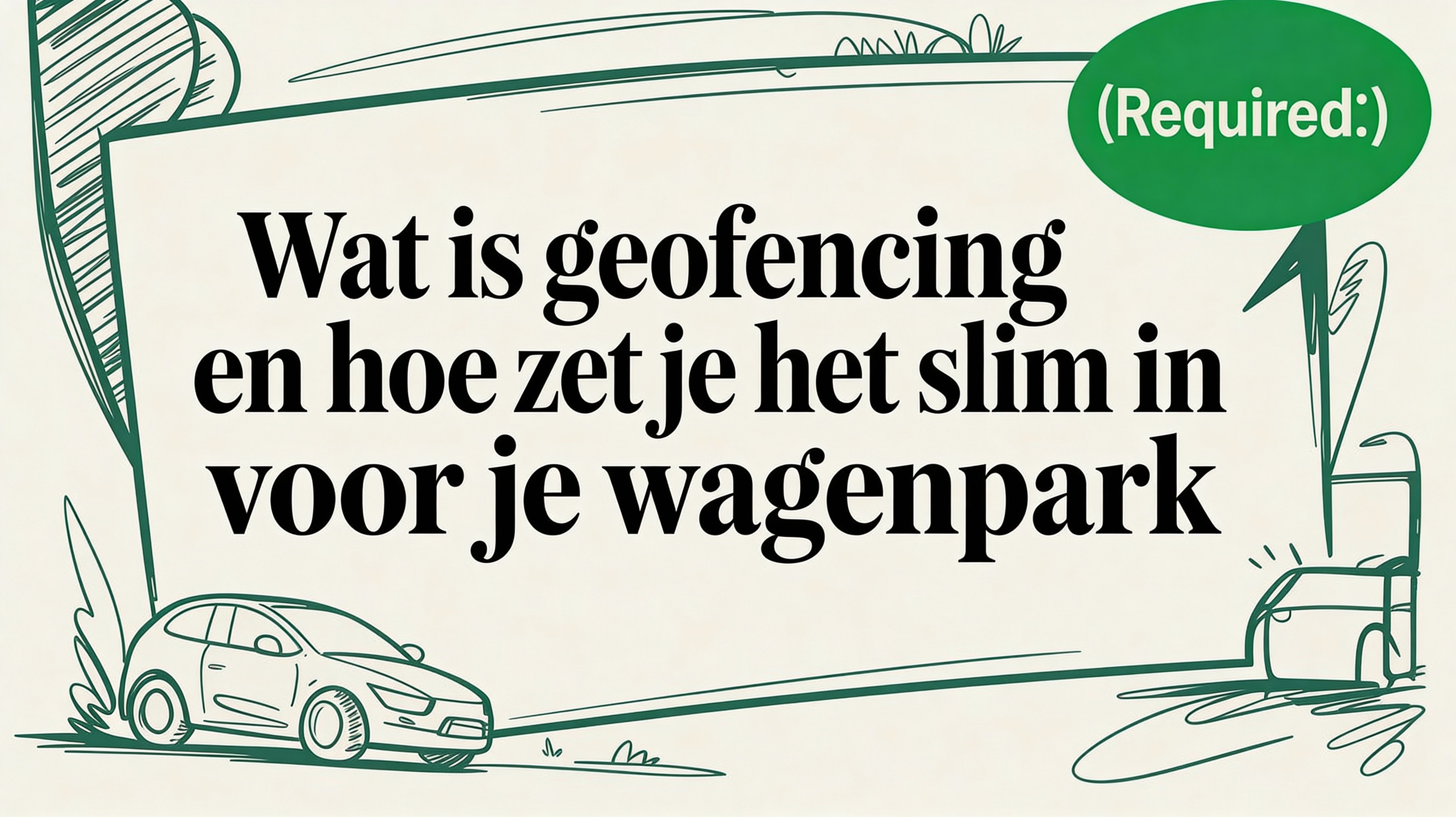 Wat is geofencing en hoe zet je het slim in voor je wagenpark