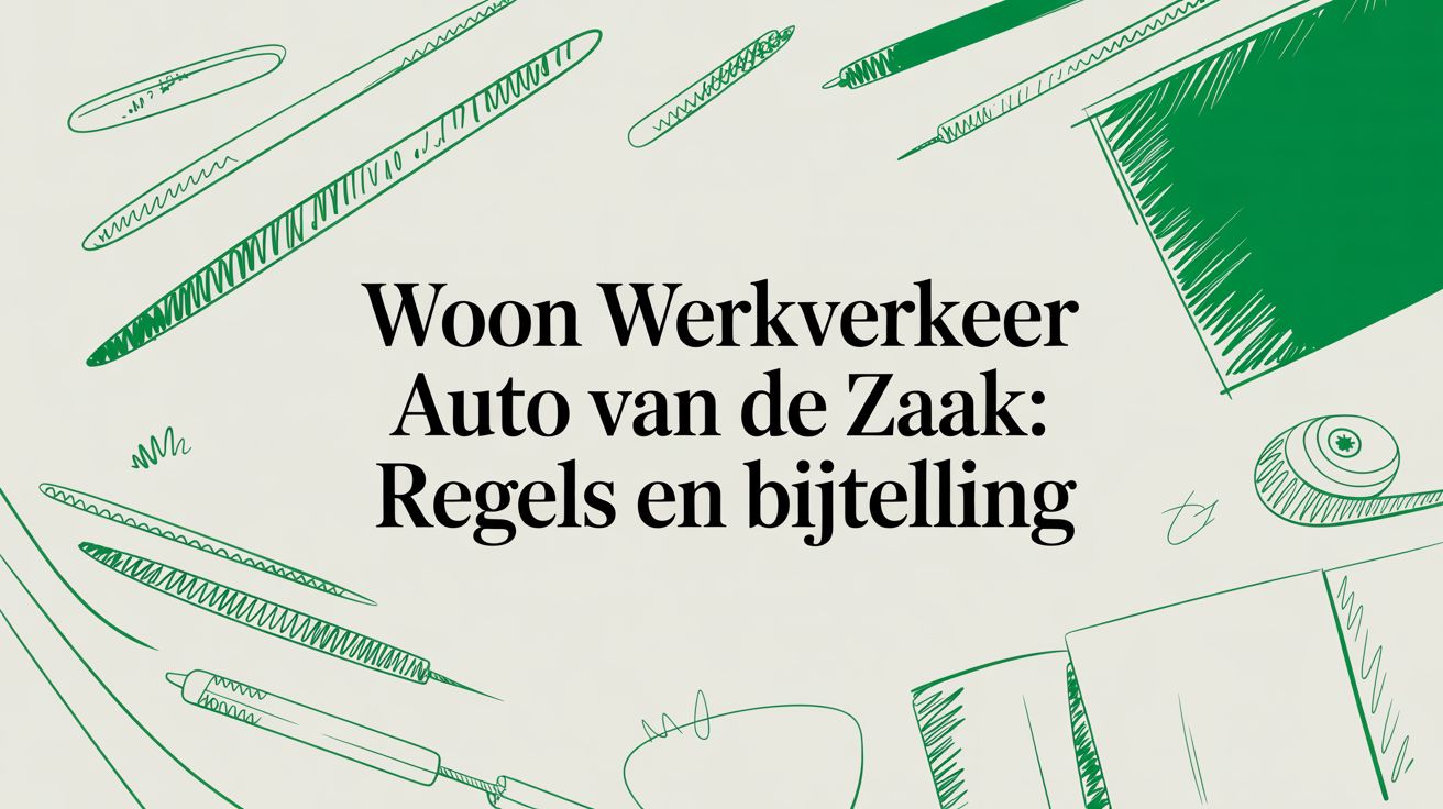 Woon werkverkeer auto van de zaak: Regels en bijtelling